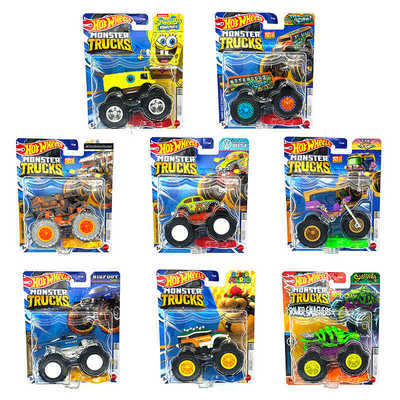 风火轮合金材质1/64大脚车车模