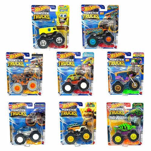 风火轮合金材质1/64大脚车车模