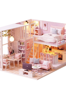 diy小屋拼装玩具智趣屋木制