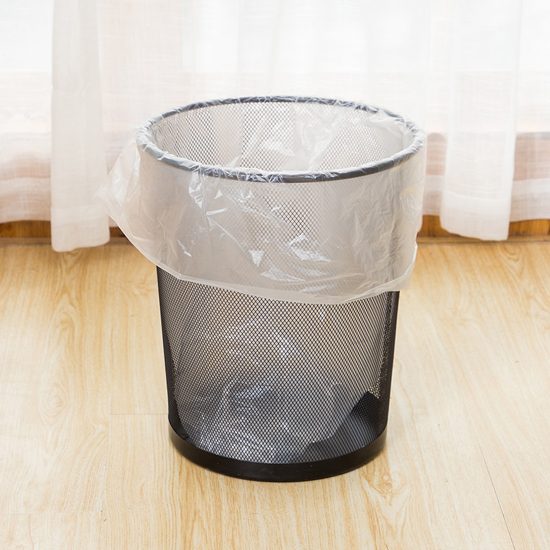 宾馆酒店专用客房用品一次性白色平口加厚小垃圾袋小号45家用透明