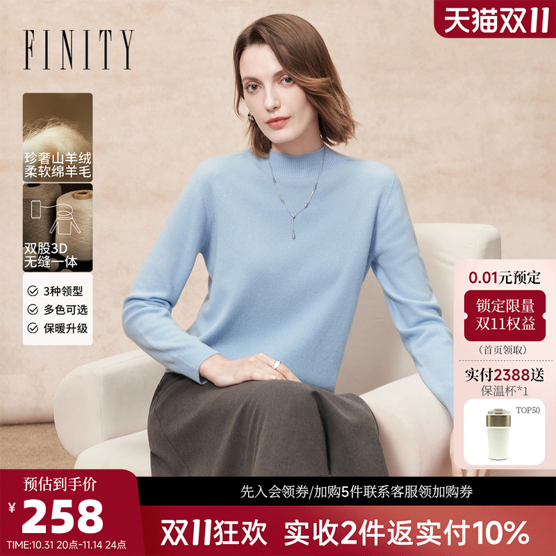 FINITYݵëɽ֯ë֯Ů2025ﶬ¿ɫë