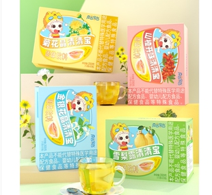 南园国色清清宝 奶伴合生元益生菌固体锌山楂鸡内金菊花200g10包