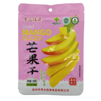 粤众佳源芒果干100克