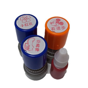 教学时钟印章图案 一年级认识钟表时分秒图章道具教具表盘时间数学小学生儿童学习