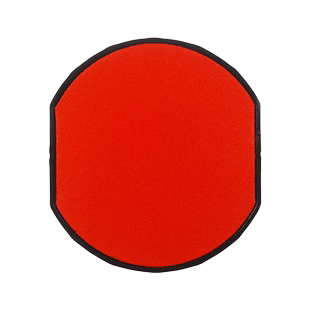 空白回墨印章替换印台东方图R-0040 印泥盒圆形椭圆形红色印油