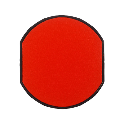 空白回墨印章替换印台东方图R-0040 印泥盒圆形椭圆形红色印油