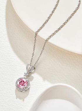 softdora/索缇朵兔子项链女爱心少女风锁骨链银色可爱灵动颈饰