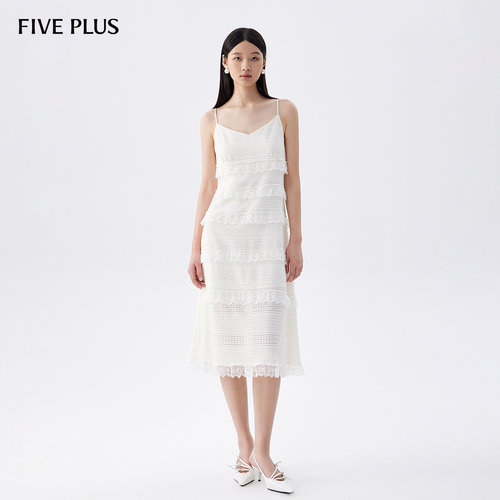 连衣裙海边度假显瘦FivePlus