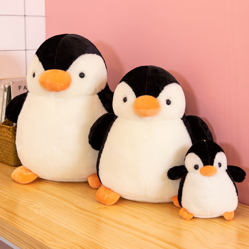 可爱小企鹅公仔大号床上睡觉抱枕