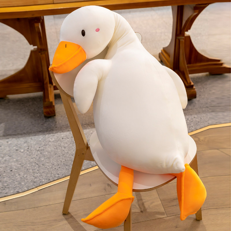 大白鹅抱枕毛绒玩具抱睡沙雕公仔鸭子玩偶布娃娃女生床上睡觉夹腿