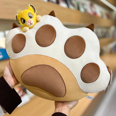 迪士尼狮子王辛巴靠垫加厚靠枕毛绒柔软居家沙发装饰抱枕午休神器