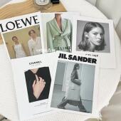 ins封面人物杂志拍照道具装 摄影搭配模特摆拍背景 饰摆件美食服装