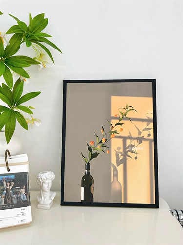 INS Screengy Shadow Shadow Creaters Series маленькая свежая и свежие северные литературные нишевые мужчины теплые висящие рисовать крыльца декоративные картины