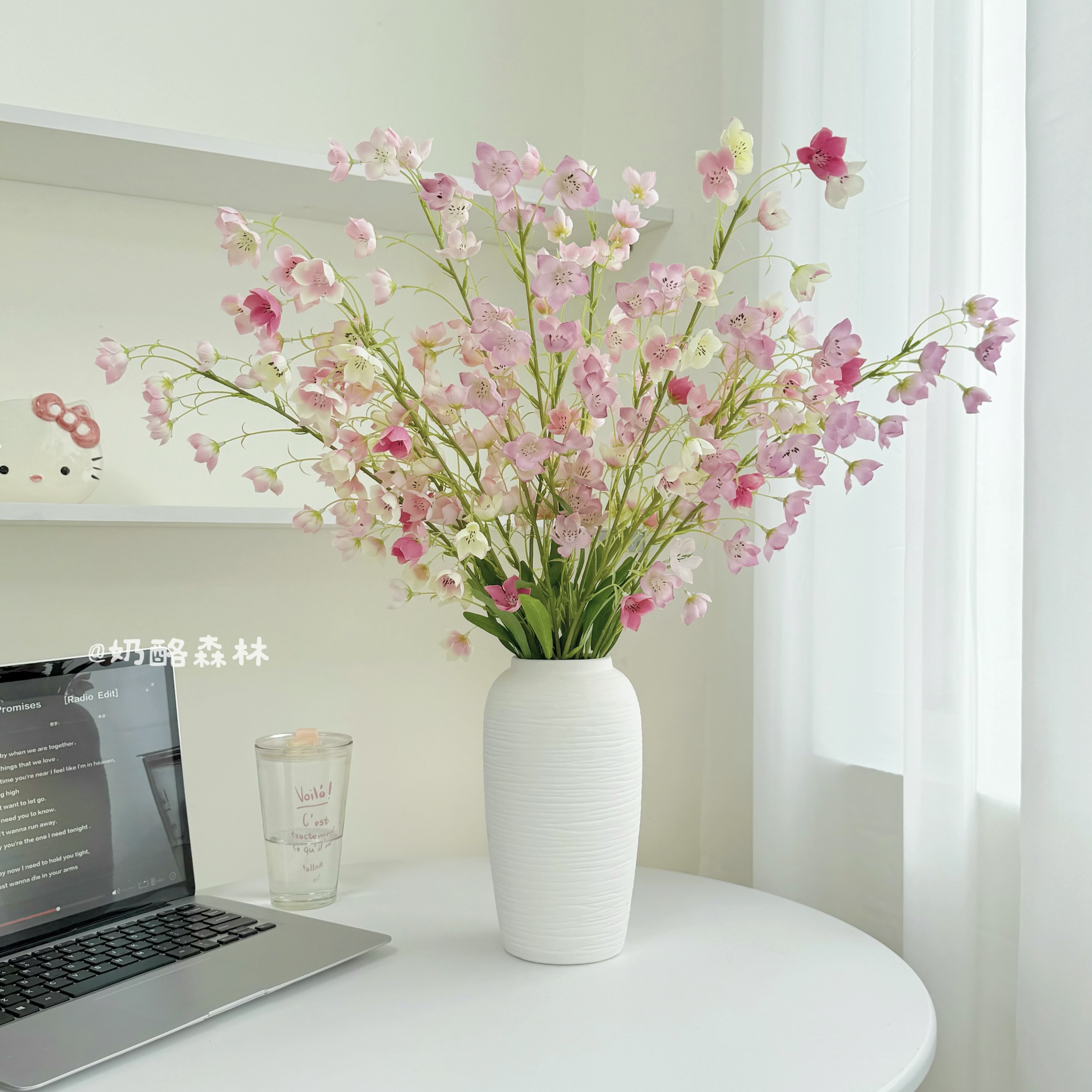 铃兰花仿真花客厅轻奢高端装饰花艺插花艺摆件餐桌假花摆设花束