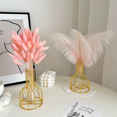 北欧ins风干花花瓶客厅摆件装饰