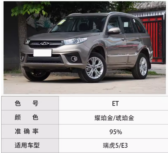 A. Tiggo 3E5ET 야오핀 앰버 골드, A. 1L