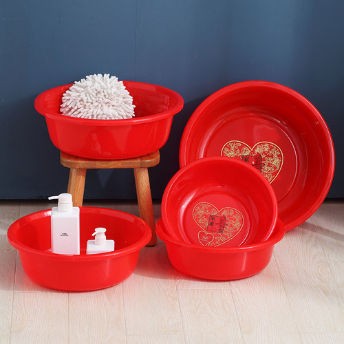 中英洗衣盆洗脚洗脸盆牢固加厚