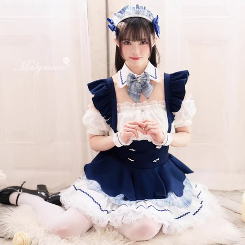 Malymoon皇家蓝女仆收藏加购先发
