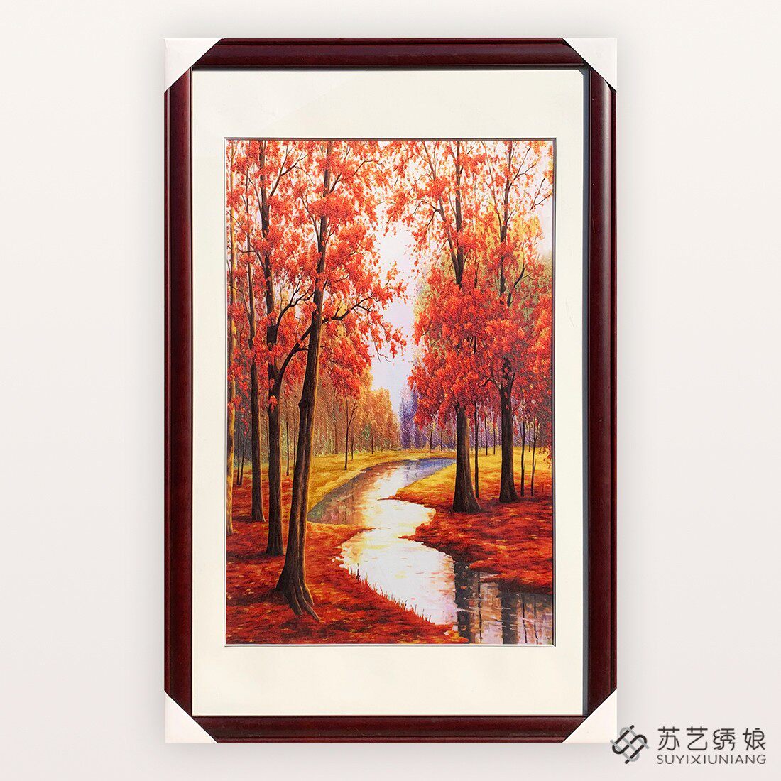 成品挂画手工刺绣精品装饰苏绣