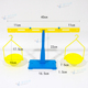测量空气质量简易天平打气筒小球 爱牛科教