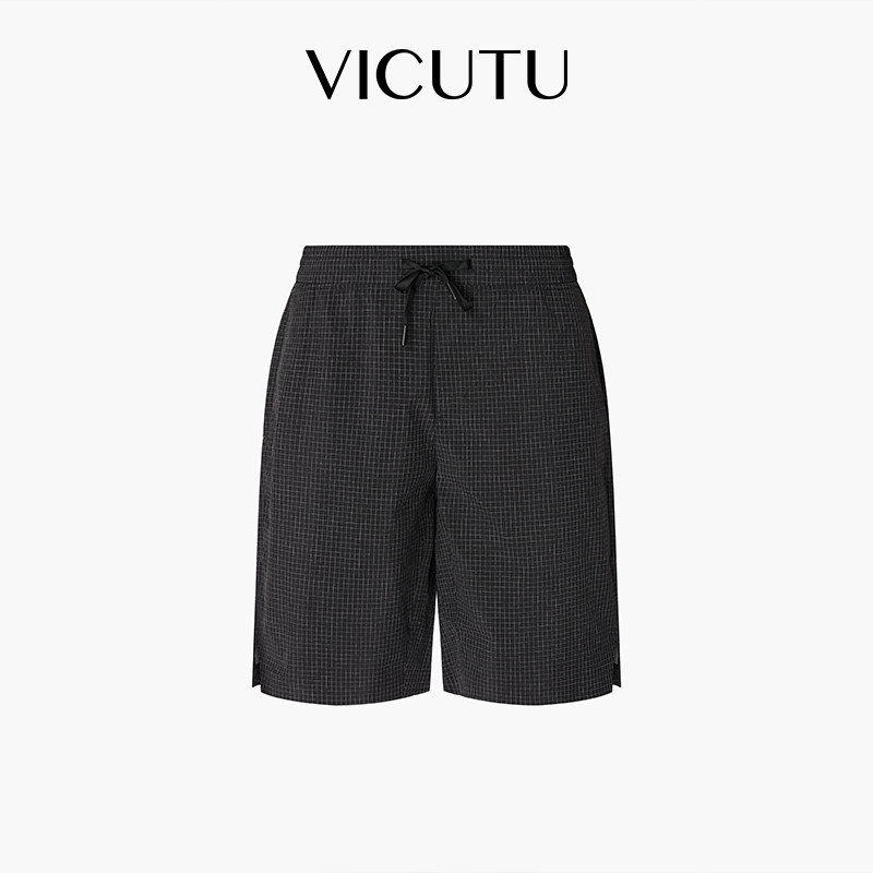 VICUTU/威可多男士短裤春夏裤子商务休闲百搭五分裤