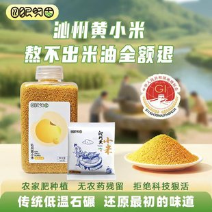 试吃轻松熬出厚米油沁州黄石碾小米送宝宝小米油婴儿辅食米油教程