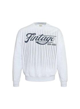 fintage 数字圆领卫衣