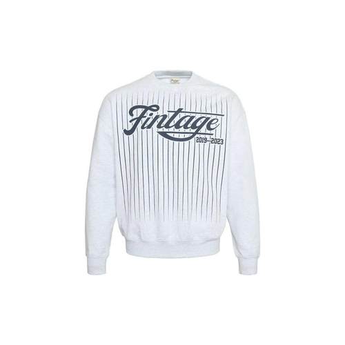 印花美式复古卫衣圆领