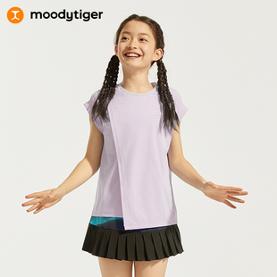 透气宽松运动T moodytiger女童短袖 新款 Supply空气衣 T恤夏季 Air