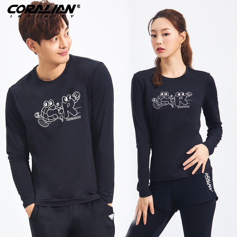 可莱安羽毛球服女套装透气速干时尚男上衣新款韩国秋冬长袖运动服