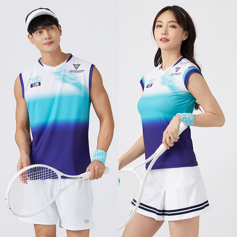 可莱安羽毛球服透气速干男女套装