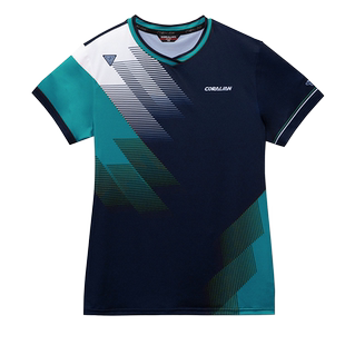 可莱安羽毛球服女套装透气速干男女情侣短袖上衣队服比赛运动服装