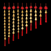 天然葫芦挂件招财办公室家居装 饰品迷你客厅卫生间葫芦门帘