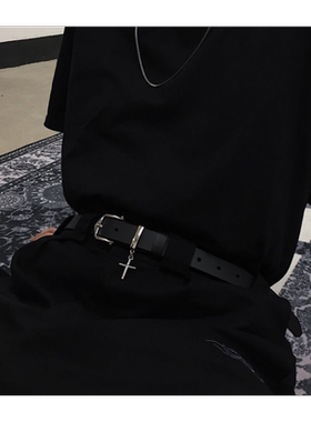 皮带男女通用暗黑风街头嘻哈装饰