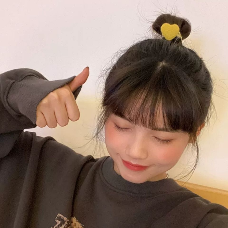 可爱头绳超萌毛绒爱心橡皮筋扎头发韩版网红发绳风百搭头饰