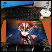 鬼灭之刃 猗窝座富冈义勇逸善狯岳蝴蝶忍童磨 鼠标垫键盘垫课桌垫