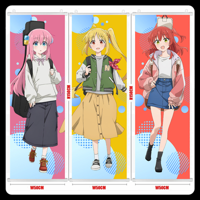 BOCCHI THE ROCK 喜多郁代后藤独 伊地知虹夏山田凉 挂画海报周边