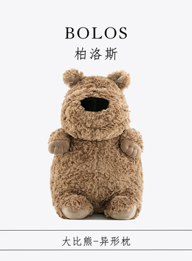 柏洛斯Bichon『熊』高级小熊玩偶毛绒公仔抱枕儿童送男女生日礼物