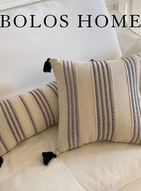 柏洛斯Awn of wheat现代简约小麦色高级感抱枕大靠背垫长腰枕靠垫