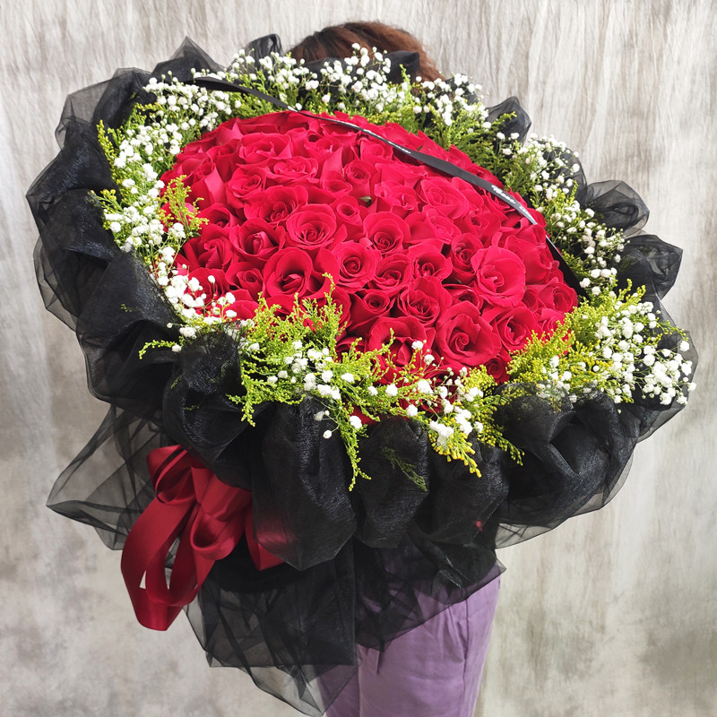 6699枝鲜花同城速递玫瑰花束北京