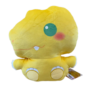 正版数码宝贝Q弹弹抱枕毛绒公仔亚古兽加布兽迪路兽玩偶娃娃玩具