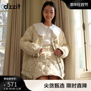 dzzit地素奥莱春复古拼接粗花呢羽绒服外套女3D4K3441U