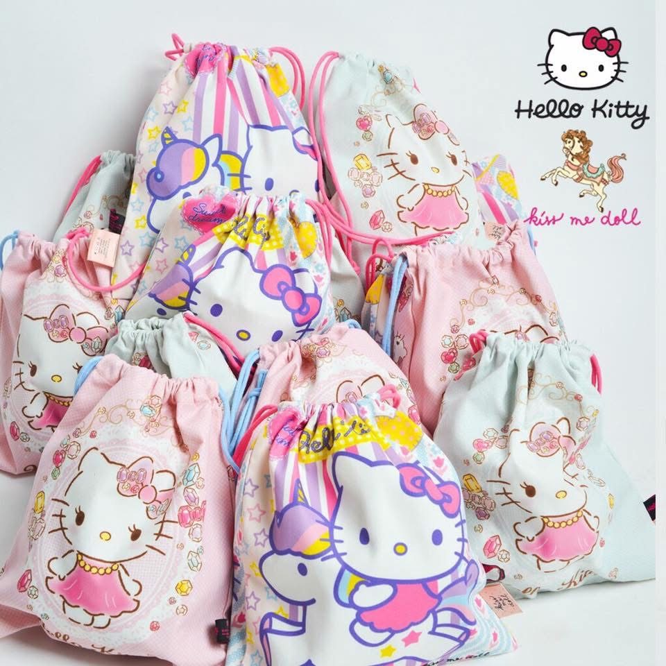 泰国正品 kissmedoll 限定HelloKitty泰国元素丝巾大方巾