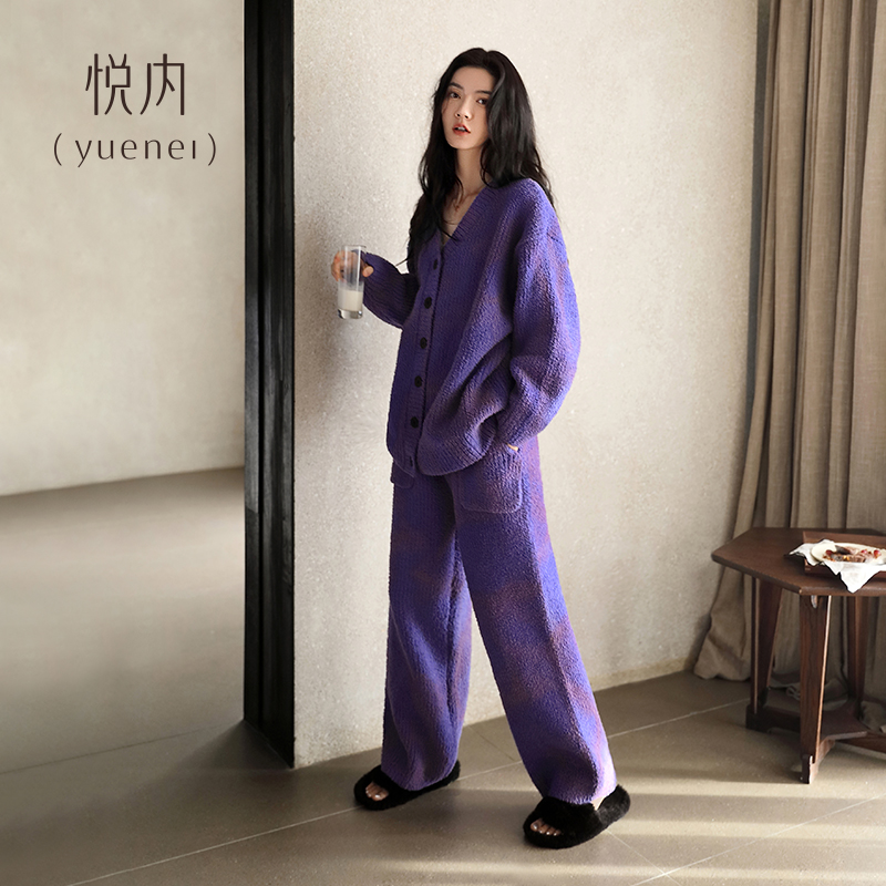 【商场同款】悦内女士珊瑚绒睡衣