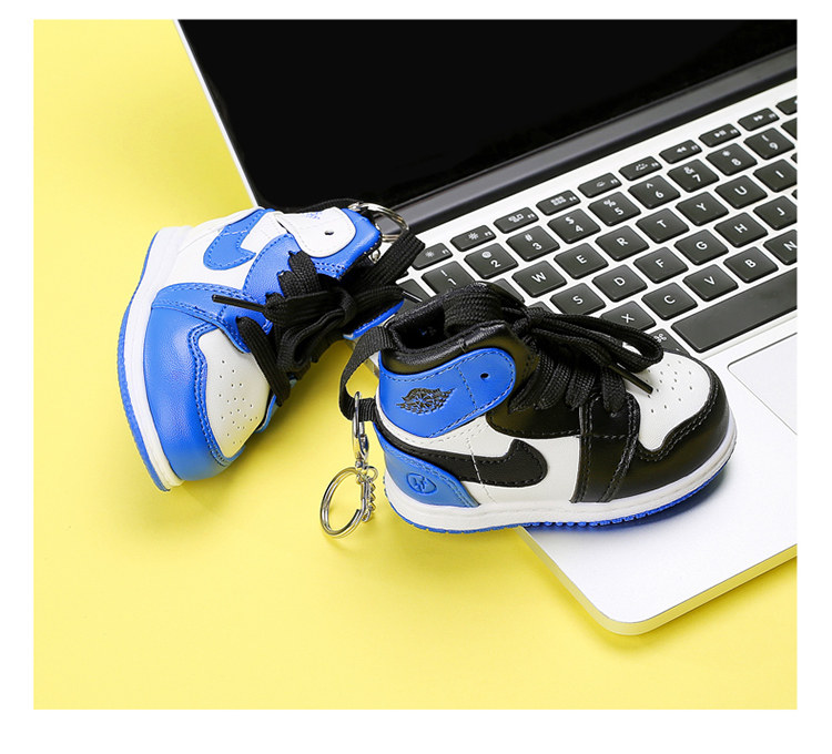 创意男女生日礼物aj钥匙扣篮球鞋立体鞋模包包挂饰汽车后视镜挂件