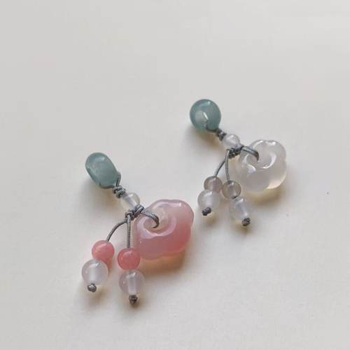 天然和田玉如意小吊坠