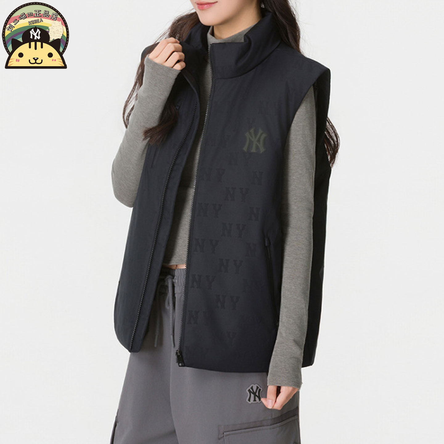 MLB正品假一罚十时尚羽绒服