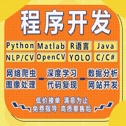 python代做编程matlab代码帮跑通深度学习机器R语言yolo算法复现