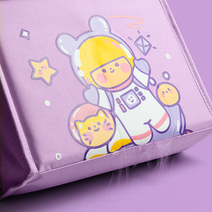 美术袋小学生手提袋防水补习袋画画工具学具袋可爱儿童拎书袋一年