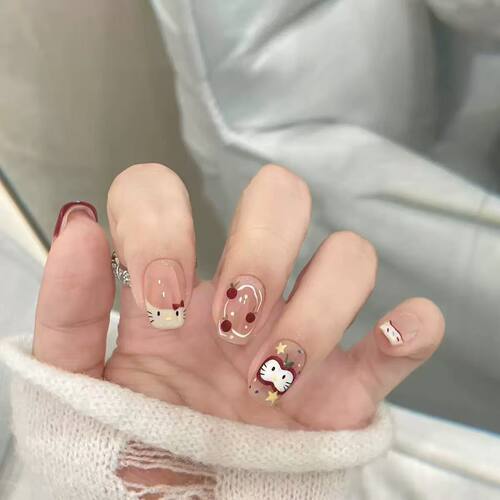 小苹果可爱苹果kitty小猫少女心